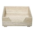 Marble Napkin Holder - Ivory