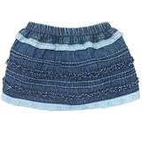 ruffle denim skirt(denim 3-6mos)