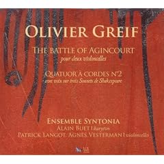 La Bataille D'Agincourt Pour 2 Violoncelles