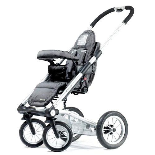 Mutsy 06LS-ACOF 4 Rider Light Single Strollers Active Black