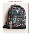 Traumhafter Rucksack Schultasche Flower Blumen Tasche Style by Enrico Benetti Schwarz Style by Enrico Benetti 54138*Aktuelle Kollektion 2010