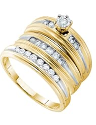 0.54CTW DIAMOND TRIO SET