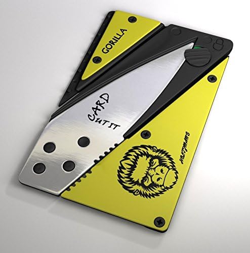 Credit Card Sized Folding Wallet Knife- This Is the Perfect Pocket or Survival Tool, and It Looks Great with Durable, Polished Stainless Steel. It's Cool, Portable, Practical, and Lightweight with a 100% Lifetime Guarantee. We Know You'll Love It!!