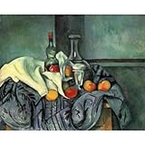 Professionally Framed Paul Cezanne (Still Life, Peppermint Bottle) Art Poster Print - 11x17 with RichAndFramous Black Wood Frame Professionally Framed Paul Cezanne (Still Life, Peppermint Bottle) Art Poster Print - 11x17 with RichAndFramous Black Wood Frame