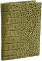 Kena Kai KKWPC4 DataSafe Italian Printed Leather Passport Wallet,Green,one size