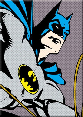  Batman Magnet~ Rope~ Approx 2.5" x 3.5"