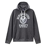 Disney オズワルド裏毛パーカー 5472-5322 メンズ DPグレー:L