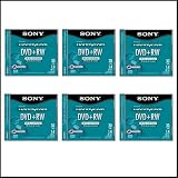 Sony DPW-30L2H 8cm 1.4GB DVD+RW Rewritable DVD Handycam Camcorder Media 6-Pack