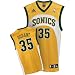 Search : Kevin Durant Seattle Supersonics #35 Replica Adidas NBA Basketball Jersey (Alternate Yellow)