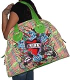 ED HARDY Christian Audigier Crystal Rock Christina Canvas Tote Handbag Purse Weekend Bag 51BRwfR3XtL. SL160 ED HARDY Christian Audigier Crystal Rock Christina Canvas Tote Handbag Purse Weekend Bag