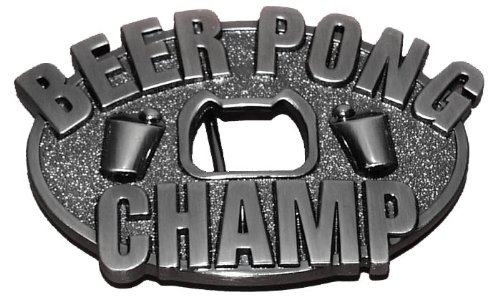 O27 Beer Pong Champion Bottle Opener Belt Buckle