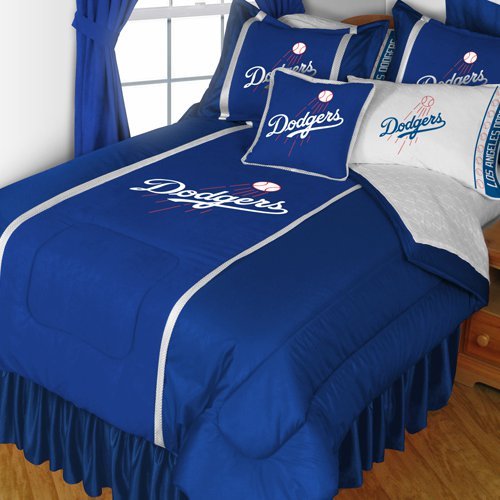 LA Dodgers Queen Comforter  Sheet Set 5 Piece Bedding