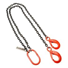 Mazzella DOL Welded Alloy Chain Sling, Fixed-Leg, Grade 100, Load Capacity at 60°