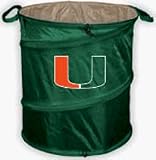 Miami Hurricanes Collapsible Trash Can (Doubles as Cooler and Laundry Hamper) by Logo Chairs