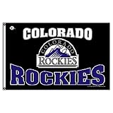 Colorado Rockies MLB 3'x5' Banner Flag