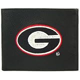 Georgia Bulldogs Black Leather Billfold