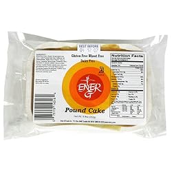 Ener-G Foods Pound Cake, 9.5-Ounce Packages (Pack of 6)