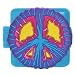 GeoPalz Kids Peace Sign Digital Tri-Axis Motivational Pedometer for Walking, Running and Earning Prizes
