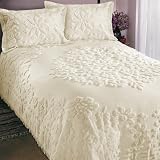 Review -  / Ivory Magnolia Bedspread - Queen