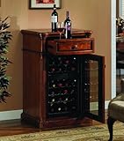 IMAGE OF 18 Bottle Avalon Wine Cabinet in Premium Pecan Cherry