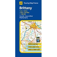 Brittany (AA Road Map France Series)