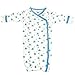 Babysoy Organic Cotton Pattern Kimono Bundler Gown