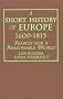 A Short History of Europe, 1600-1815: Contests for a Reasonable World