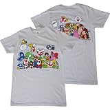 Nintendo Super Mario Character Line Up Men's Slim Fit T-Shirt