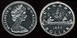Canada Canoe Dollar Coin with Silver and Queen 1966