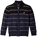 Nautica Boys' Full Zip Engineered Stripe Sweater
