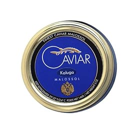 Marky's Fresh Farmed Kaluga Caviar, Malossol, Huso Dauricus - 5 oz
