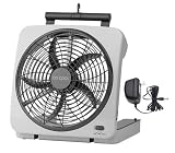 02 COOL 10' BATTERY IN/OUTDOOR FAN WITH AC ADAPTER