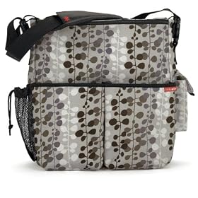 Skip Hop Duo Deluxe Diaper Bag, Willow CharcoalSkip Hop Duo Deluxe Diaper Bag