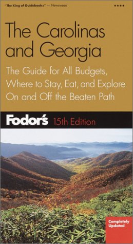 City Travel Guides Discounted  Books : Fodor's The Carolinas and Georgia, 15th Edition: The Guide for All Budgets, Where to Stay, Eat, and Explore On and Off the Beaten Path (Fodor's Gold Guides)