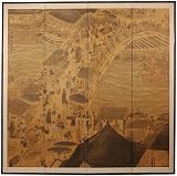 Asian Art & Home D&eacute;cor - 72" x 72" Ching Ming Chinese Folding Privacy Screen Room Divider