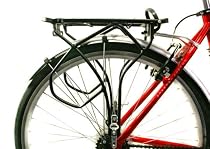 Trans-X Adjustable 4 point Black Alloy Pannier Rack