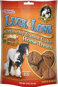F.M. Brown's Gypsy Gold Luck and Love Horse Treats, 16-Ounce, Crunchy Carrot Cake Zipper