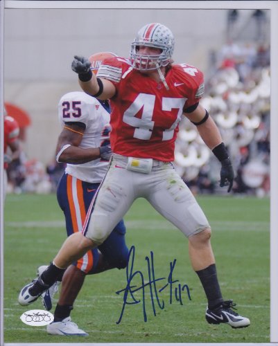 AJ HAWK Ohio State Buckeyes Signed Autographed Photo Coa + Hologram Jsa Coa