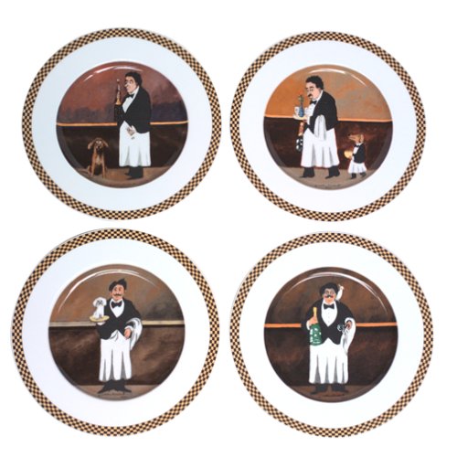 Eschenbach Guy Buffet New Waiter Suite Dessert Plates, Set of 4