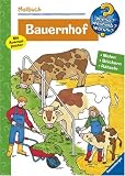 Malbuch Bauernhof. Malen, Stickern, Erstes Lernen (Wieso? Weshalb? Warum? Malbuch): Malen, Stickern, R�tseln - 