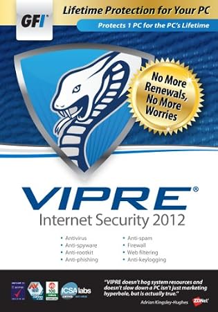 GFI Software VIPRE IS 2012 - 1PC Lifetime