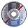 PFERD Polifan SG Abrasive Flap Disc, Type 27, Round Hole, Phenolic Resin Backing, Zirconia Alumina