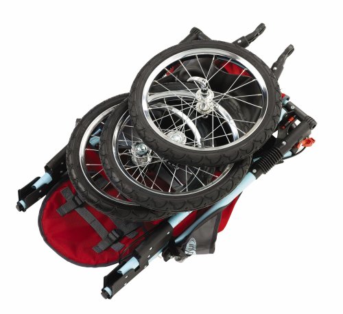 InStep Run Around LTD Jogging Stroller (Teal/ Brick) images