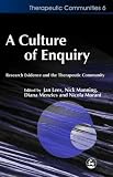 A Culture of Enquiry: Research Evidence and the Therapeutic Community (Therapeutic Communities) A Culture of Enquiry: Research Evidence and the Therapeutic Community (Therapeutic Communities)
