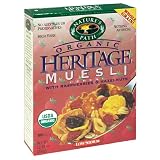 Natures Path Organic Heritage Muesli with Raspberries and Hazelnuts Cereal, 12.35-Ounce Boxes (Pack of 6)
