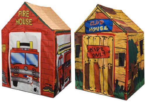 Kids Adventure 2 in 1 Fire House Club House Play Tent