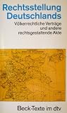 Produkt-Bild: Rechtsstellung Deutschlands