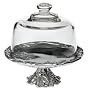 Arthur Court Grape 8-Inch Footed Plate with Glass Dome