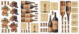 RoomMates RMK1257SCS Wine Peel and Stick Appliques