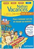 Revue Nathan  / Nathan Vacances CE2 vers CM1 + CD-Rom PC découverte Print Artist 2004